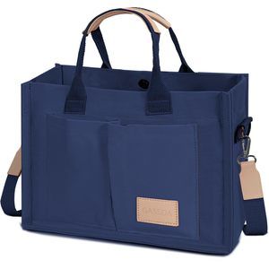 Casual Satchel Tote Bag - Crossbody & Top Handle w/ Pockets